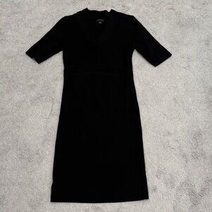 Ann Taylor Classic Black Midi Dress